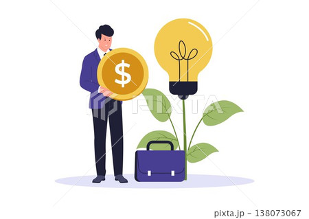 Angel Investor Supporting Early Stage Startup Business Angel Investor Supporting Early Stage Startup Business 138073067
