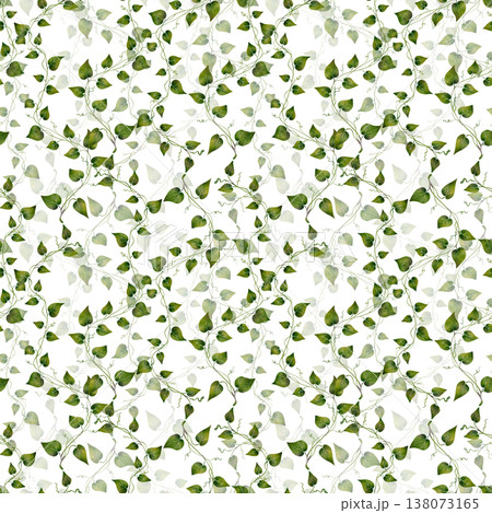 Tropical vine seamless pattern Tropical vine seamless pattern 138073165