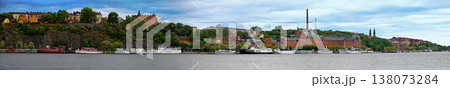 Panorama of Soedermalm at Riddarfjaerden 138073284