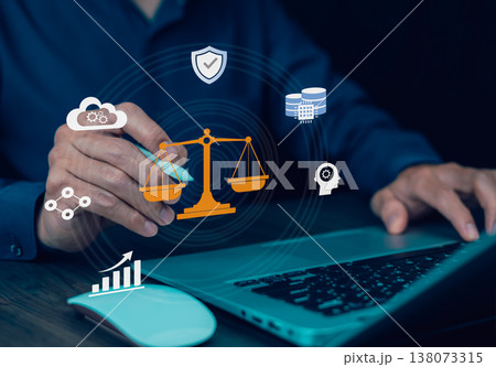 AI Governance and Responsible Technology Management Concept AI Governance and Responsible Technology Management Concept 138073315