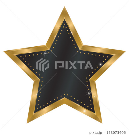 golden rating star with sparkles golden rating star with sparkles 138073406