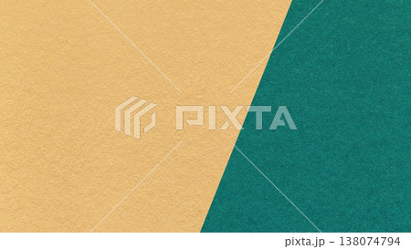 Light ochre texture background with dark emerald diagonal angled split and copy space for template, banner, presentation Light ochre texture background with dark emerald diagonal angled split and copy space for template, banner, presentation 138074794