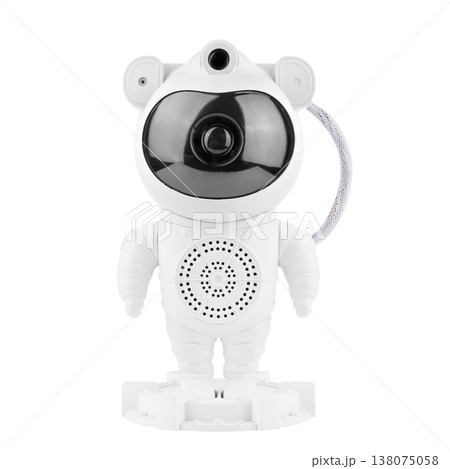 White astronaut night light isolated on white background 138075058