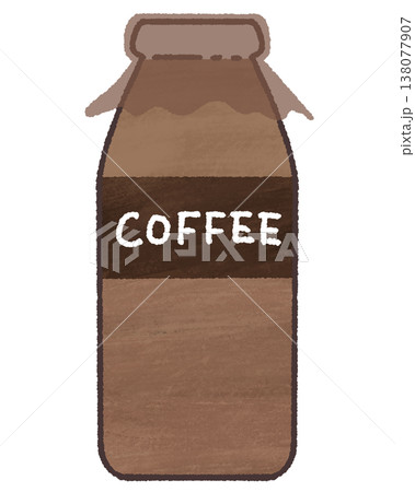コーヒー牛乳の瓶 138077907