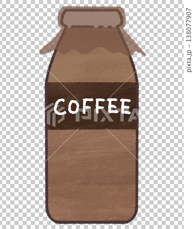 コーヒー牛乳の瓶 138077907
