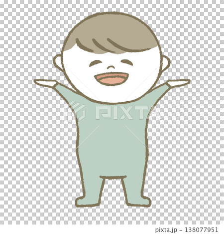 Happy baby (light blue) Happy baby (light blue) 138077951