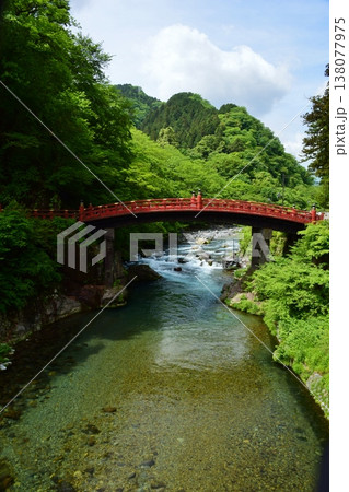 日光二荒山神社 神橋 夏景 日光二荒山神社 神橋 夏景 138077975