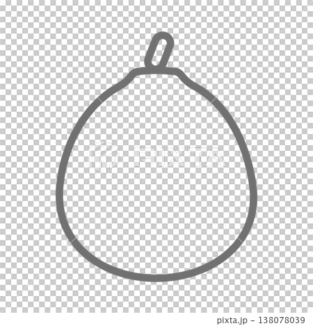 グアバの線画シンプルイラスト 138078039