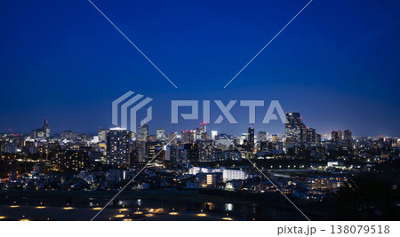 仙台市全景の夜景 仙台市全景の夜景 138079518