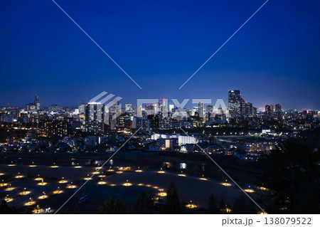 仙台市全景の夜景 仙台市全景の夜景 138079522