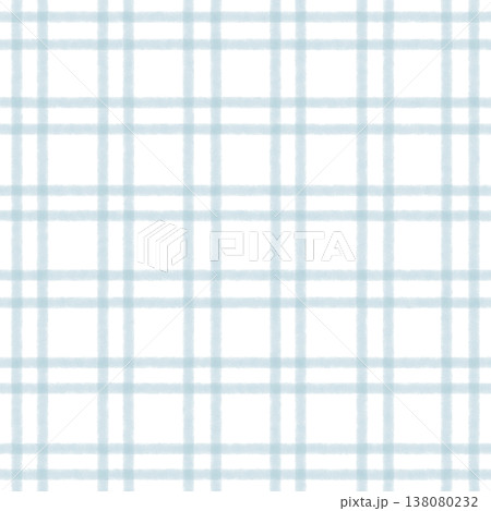 水彩エアリーブルーのツインチェック背景イラスト 水彩エアリーブルーのツインチェック背景イラスト 138080232