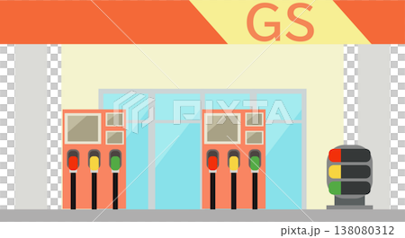 ガソリンスタンド 138080312