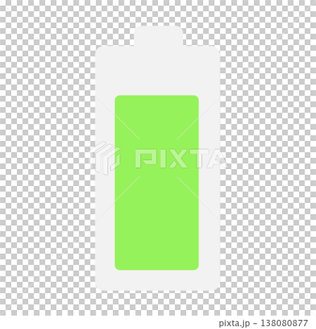 電池残量 80% イラスト 電池残量 80% イラスト 138080877