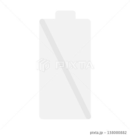 電池残量　0%　イラスト 138080882