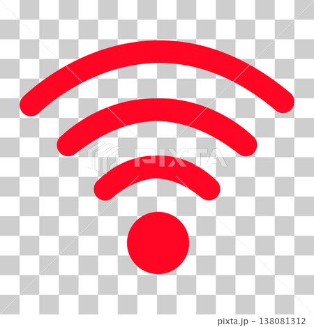 Wifi internet icon on transparent background. Wi-fi wireless technology. Network wifi business concept. flat style. Wifi internet icon on transparent background. Wi-fi wireless technology. Network wifi business concept. flat style. 138081312