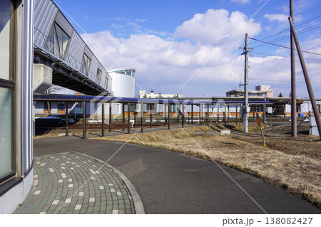 栗山駅西口(室蘭本線・JR北海道) 栗山駅西口(室蘭本線・JR北海道) 138082427