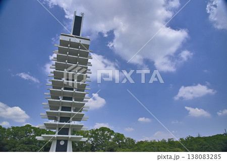 【東京】世田谷区 駒沢公園の記念塔 【東京】世田谷区 駒沢公園の記念塔 138083285