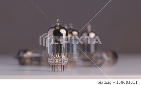 Vacuum tube hifi retro electronics 138083611
