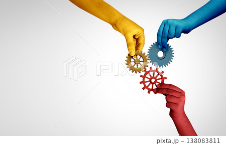 Three Person Team 138083811