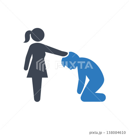 Forced Submission and Humiliation Icon Forced Submission and Humiliation Icon 138084610