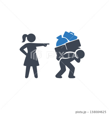 Exploitation and Forced Labor Icon 138084625