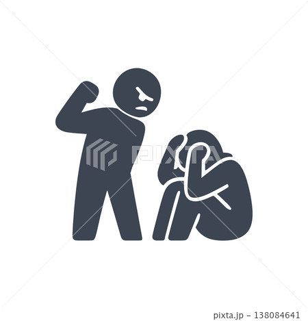Threat of Physical Violence Icon 138084641