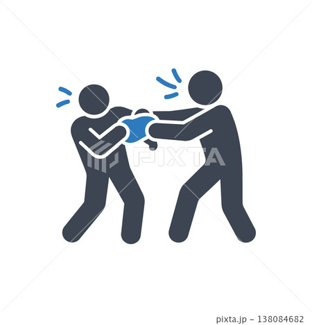 Physical Restraint and Struggle Icon 138084682