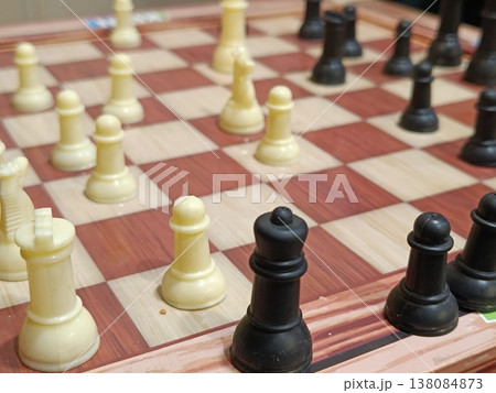 Image of chessboard with selective focus Image of chessboard with selective focus 138084873