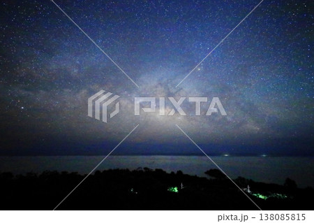 沖縄の絶景！満天の星空 138085815