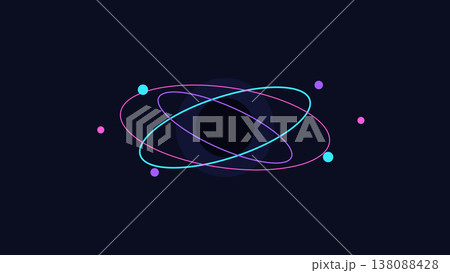 Orbital neon technology background with rotating rings, signal satellites and elegant cosmic cyber layout for advanced digital platforms Orbital neon technology background with rotating rings, signal satellites and elegant cosmic cyber layout for advanced digital platforms 138088428