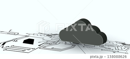 Cloud smart concept technology innovation background and network security Cloud smart concept technology innovation background and network security 138088626