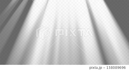 Light effect shadow overlay god rays isolated...のイラスト素材 [138089696] - PIXTA