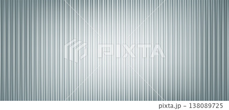 Acrylic ribbed glass texture background. Blue fluted plastic panel with blurry light reflection. Acrylic ribbed glass texture background. Blue fluted plastic panel with blurry light reflection. 138089725