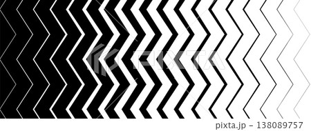 Zig Zag line gradient monochrome transition background. Fade thick and thin vertical ripple pattern texture. Zig Zag line gradient monochrome transition background. Fade thick and thin vertical ripple pattern texture. 138089757