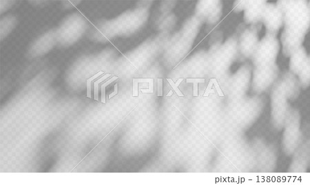 Shadow overlay dappled light on a transparent background. 138089774