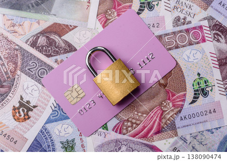 Blocking of a bank debit card, account, or bill, fraud, or bankruptcy. Blocking of a bank Blocking of a bank debit card, account, or bill, fraud, or bankruptcy. Blocking of a bank 138090474
