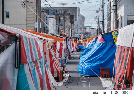 [稚内駅前]日本最北端の街で開かれた夏祭りの風景 138090809