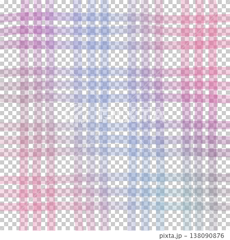 Pink Purple Gradient Plaid Gingham Madras Check Hand Drawn Background Pattern Overlay 138090876