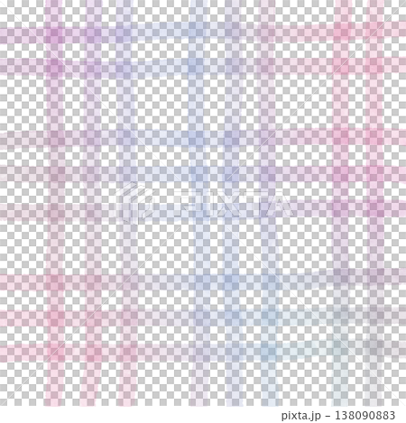 Pink Purple Gradient Plaid Gingham Madras Check Hand Drawn Background Pattern Overlay 138090883