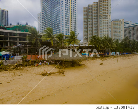 The effects of the typhoon. The effects of the typhoon. 138091415