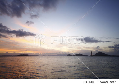 Seaside town of Turgutreis and spectacular sunsets. Seaside town of Turgutreis and spectacular sunsets. 138091997