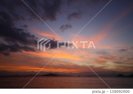 Seaside town of Turgutreis and spectacular sunsets. Seaside town of Turgutreis and spectacular sunsets. 138092000