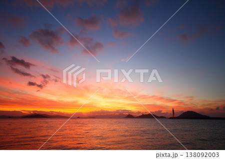 Seaside town of Turgutreis and spectacular sunsets.  138092003