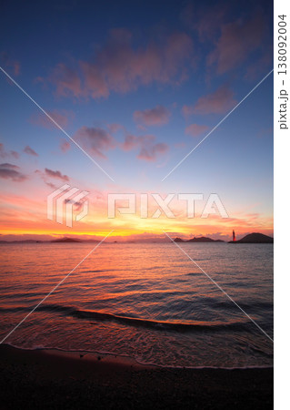 Seaside town of Turgutreis and spectacular sunsets.  138092004