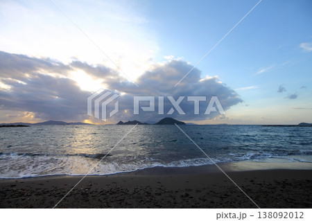 Seaside town of Turgutreis and spectacular sunsets.  138092012