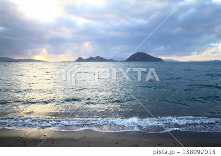 Seaside town of Turgutreis and spectacular sunsets.  138092013