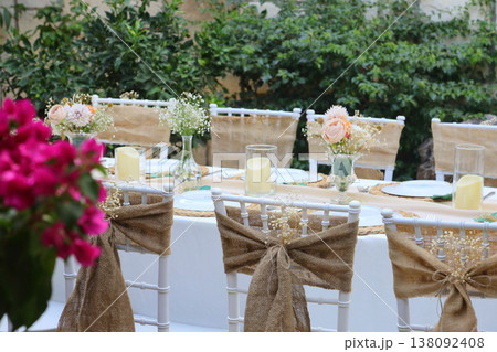 A dinner table from the Turkish Culture being prepared for a celebration in West Turkey 138092408