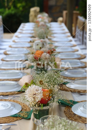 A dinner table from the Turkish Culture being prepared for a celebration in West Turkey A dinner table from the Turkish Culture being prepared for a celebration in West Turkey 138092409