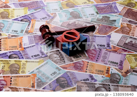 The cargo container ban on the Indian money as a conceptual backdrop. The cargo container embargo 138093640