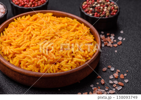 Kabsa or haneeth, an Arabic dish with rice and chicken, salt, and spices. Kabsa or haneeth Kabsa or haneeth, an Arabic dish with rice and chicken, salt, and spices. Kabsa or haneeth 138093749